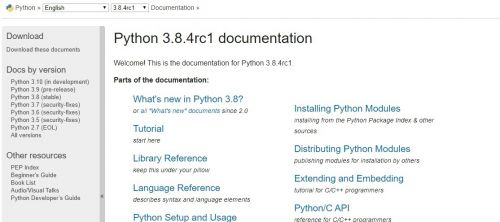 Python培训官方文档
