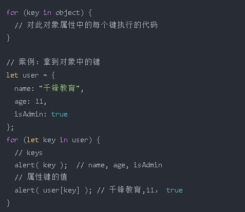 JavaScript常见几种循环遍历的使用及区别3