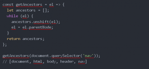 19个解决常见JavaScript问题的实用ES6代码段5