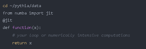 用Numba加速Python代码1