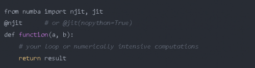用Numba加速Python代码3