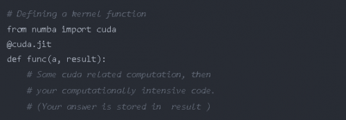 用Numba加速Python代码9