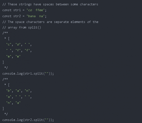 如何在 JavaScript 中的字符串的字符之间添加空格6