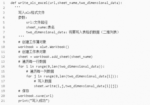 Python操作Excel数据的封装函数4